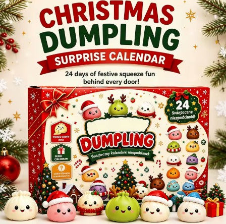 24-Day Christmas Dumpling Squishy Advent Calendar