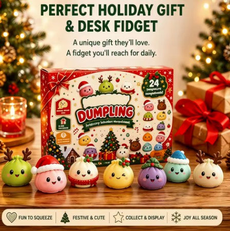 24-Day Christmas Dumpling Squishy Advent Calendar