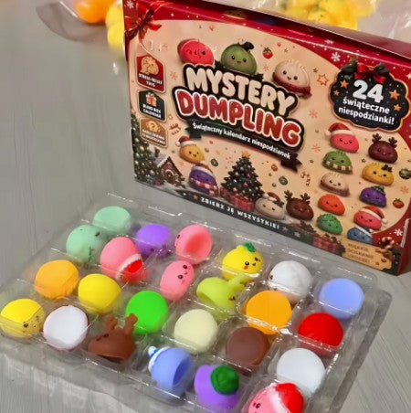 24-Day Christmas Dumpling Squishy Advent Calendar