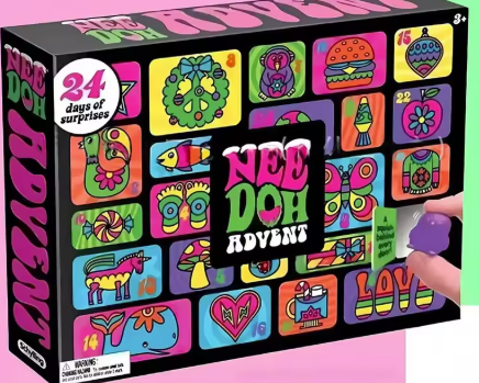 24-Day Nee Doh Squishy Advent Calendar 🎄