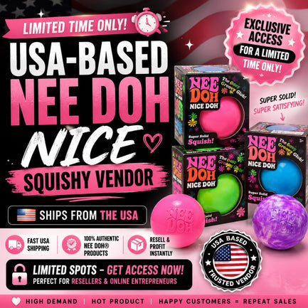 USA SQUISHY NEE DOH VENDOR - Limited Availability!